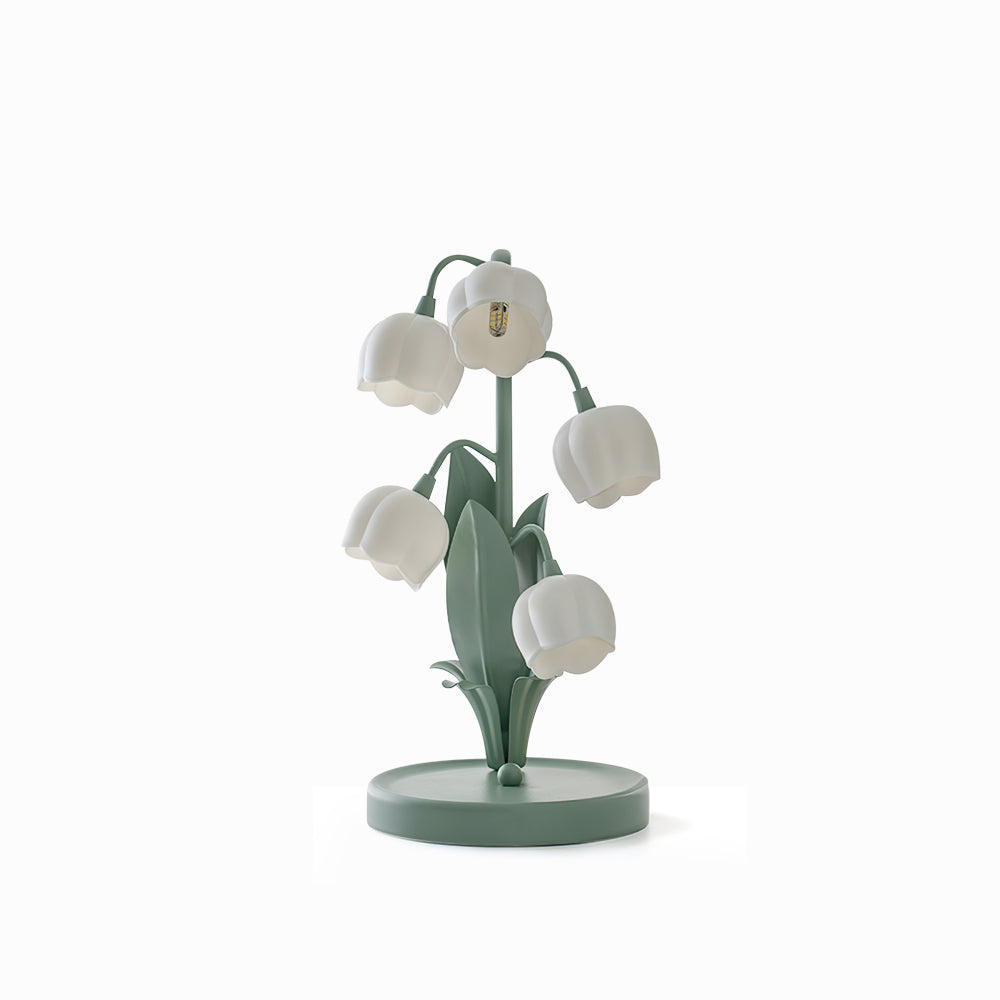 Bell Orchid Table Lamp Modern Floral Accent Light