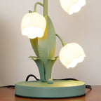 Bell Orchid Table Lamp Modern Floral Accent Light