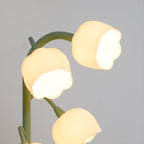 Bell Orchid Table Lamp Modern Floral Accent Light