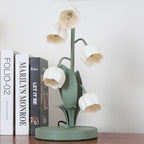 Bell Orchid Table Lamp Modern Floral Accent Light