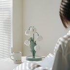 Bell Orchid Table Lamp Modern Floral Accent Light