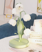 Bell Orchid Table Lamp Modern Floral Accent Light