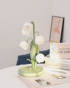 Bell Orchid Table Lamp Modern Floral Accent Light