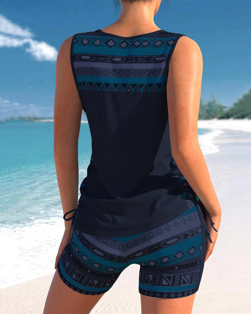 Blanche | Plus Size Tankini Swimwear with Tummy Smoothing Design | Stylish Swimwear for Confident Summer Days
