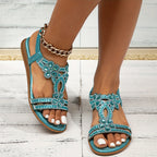 Boho Women's Sandals with Cushioned Footbed | Stylish Comfort for Everyday Wear