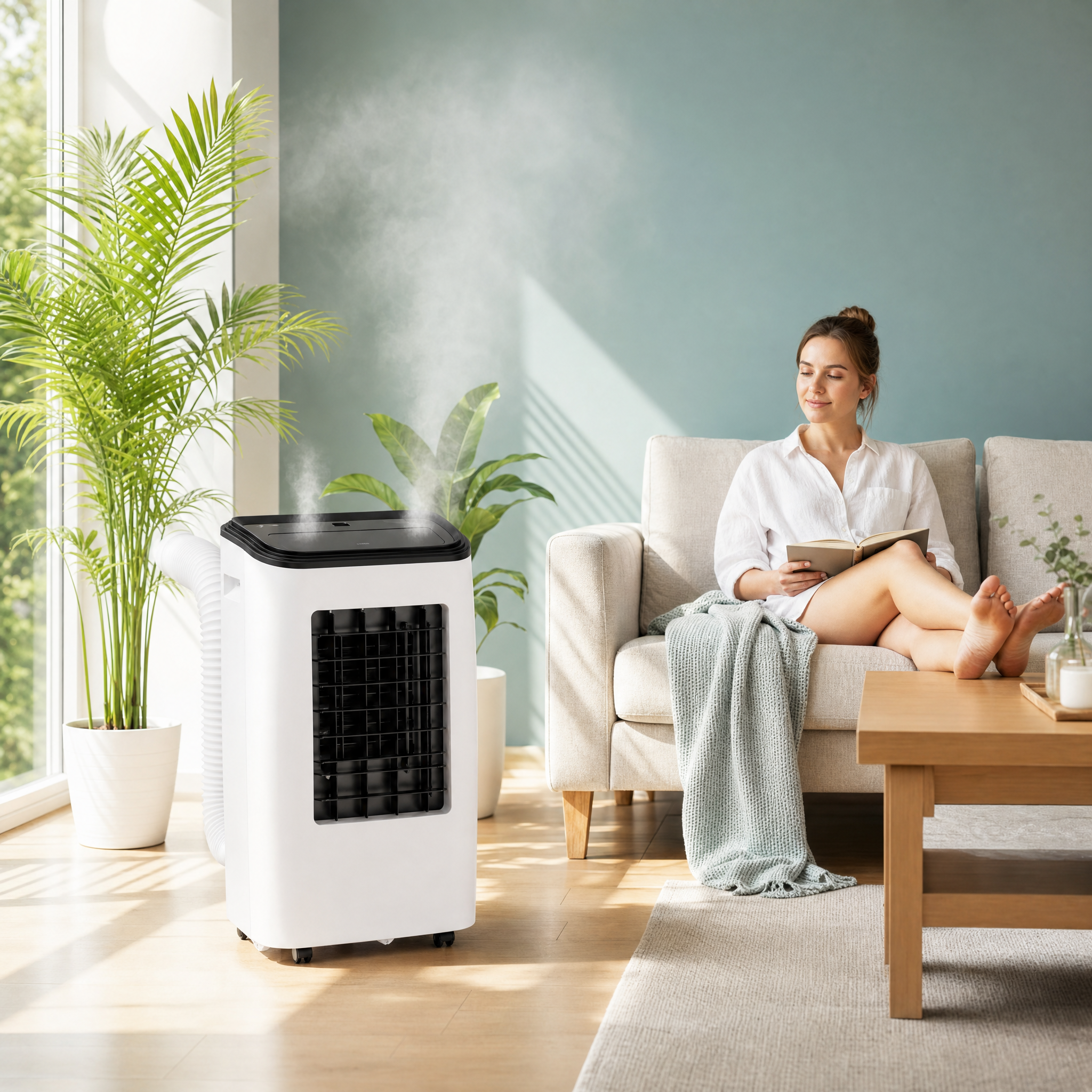 Portable Air Conditioner, 12,000 BTU for Large Rooms 550 sq ft