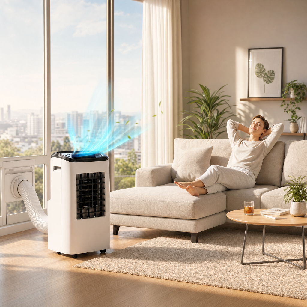 Portable Air Conditioner, 12,000 BTU for Large Rooms 550 sq ft