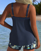 Cassandra | Women's Tankini Bathing Suit with Tummy Control & Beach Shorts | Stylish Comfort for Confident Swimming