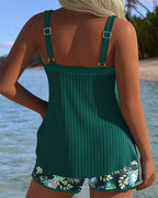 Cassandra | Women's Tankini Bathing Suit with Tummy Control & Beach Shorts | Stylish Comfort for Confident Swimming
