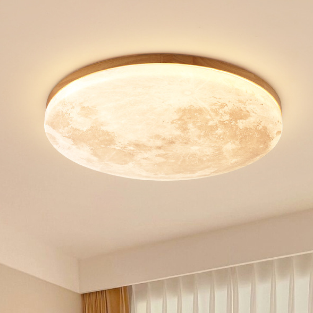 Celestial Glow | Flush Mount Ceiling Light with Adjustable Luminance | Modern Design for Elegant Ambiance