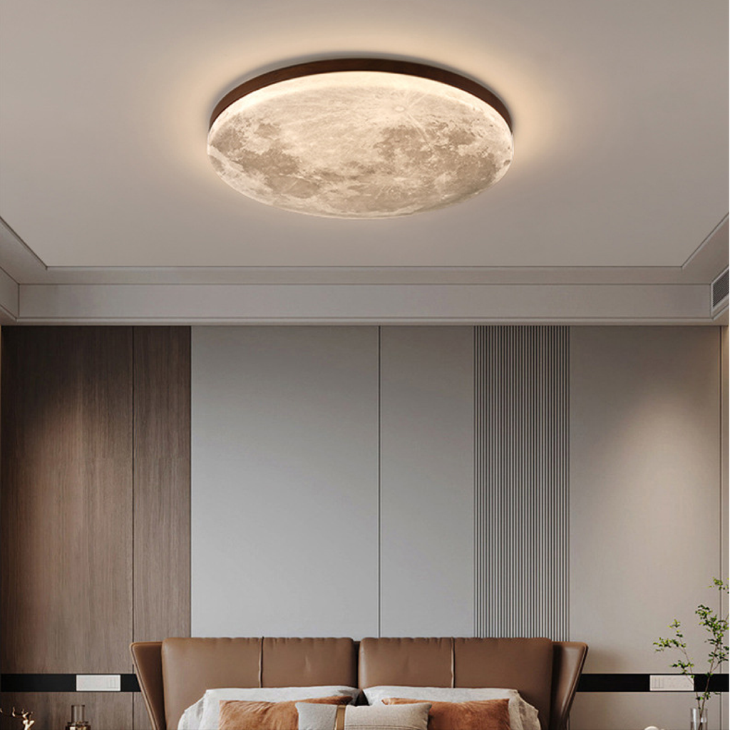 Celestial Glow | Flush Mount Ceiling Light with Adjustable Luminance | Modern Design for Elegant Ambiance