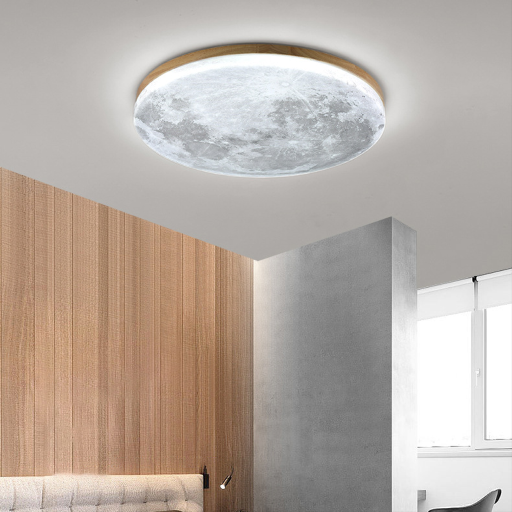 Celestial Glow | Flush Mount Ceiling Light with Adjustable Luminance | Modern Design for Elegant Ambiance