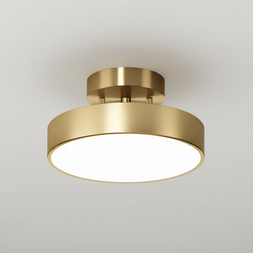 Celestial Glow | Modern Chandelier Light with Brass Finish & Soft Illumination | Elegant Design for Dining Room Ambiance