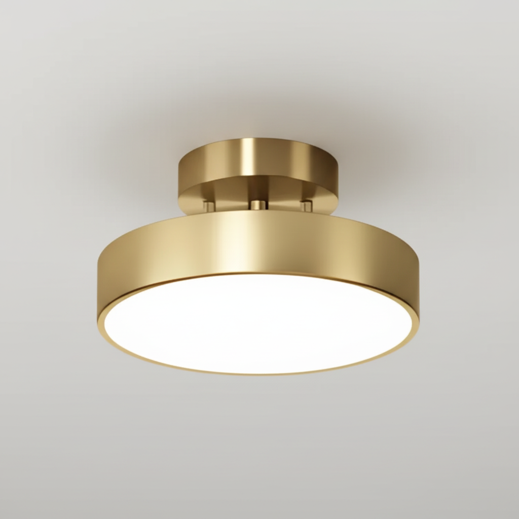 Celestial Glow | Modern Chandelier Light with Brass Finish & Soft Illumination | Elegant Design for Dining Room Ambiance