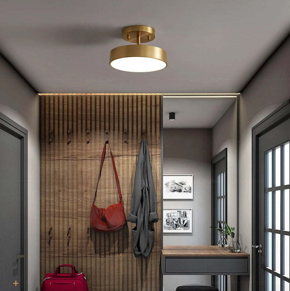 Celestial Glow | Modern Chandelier Light with Brass Finish & Soft Illumination | Elegant Design for Dining Room Ambiance