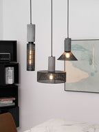 Concrete Pendant Light Industrial Ceiling Lamp
