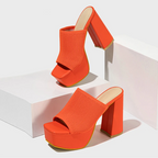 Cinnamon | Women's Platform Sandals with Soft Cushioning | Stylish Footwear for All-Day Comfort