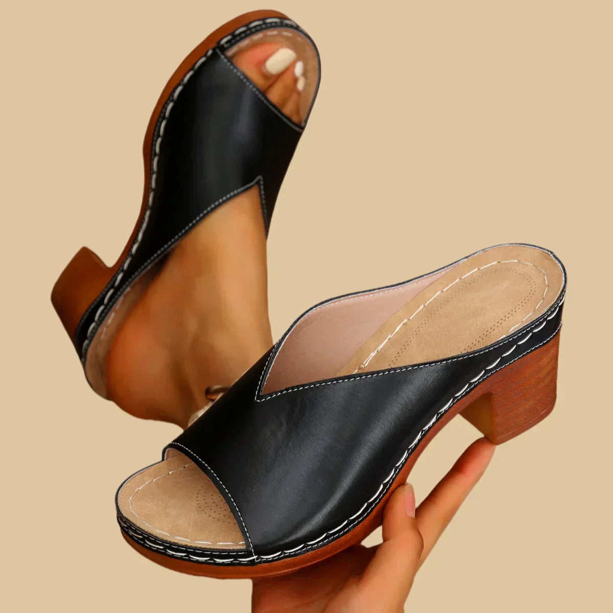 Claudette | Women's Sandals with Cushioned Comfort | Stylish Orthopedic Support for All-Day Wear