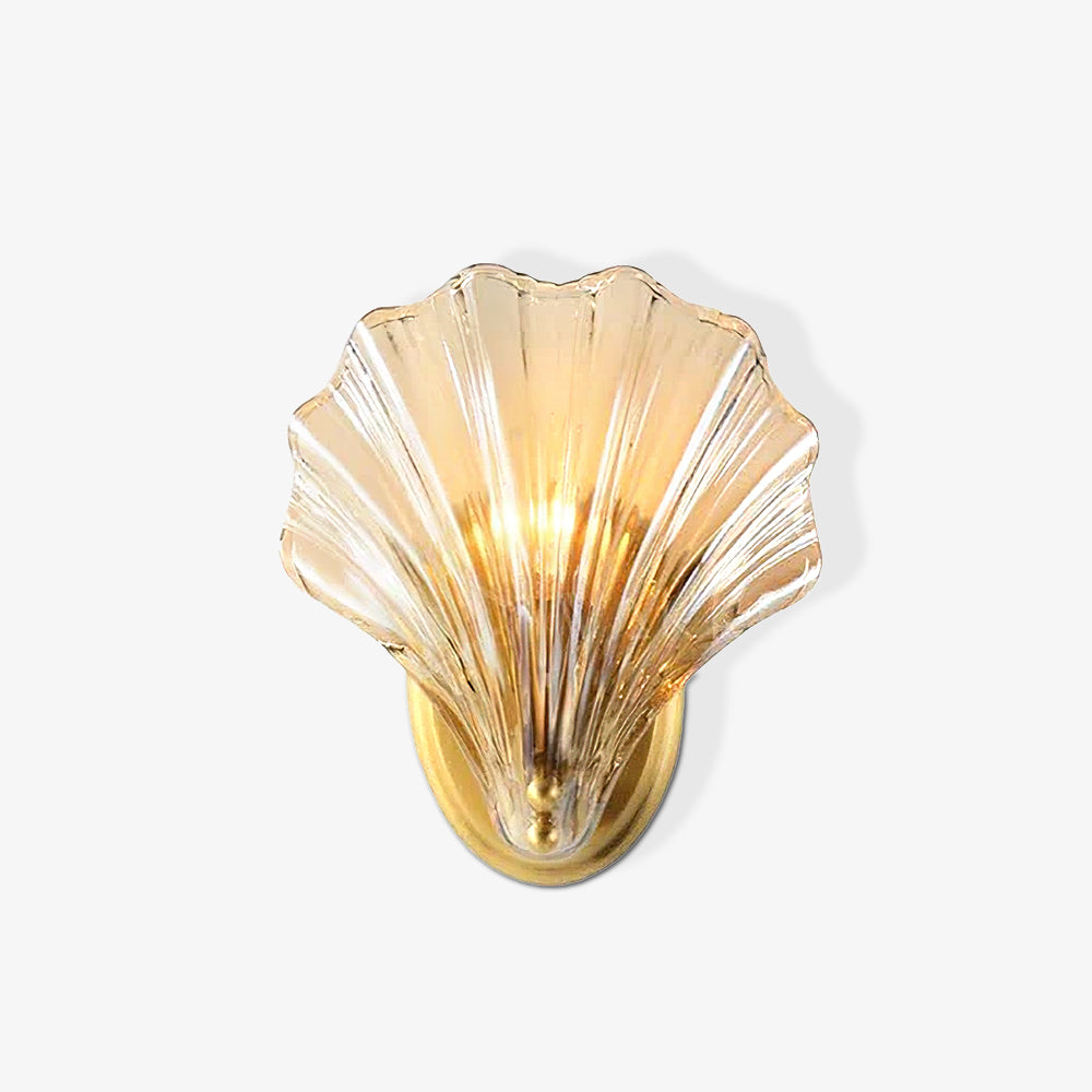 Coastal Elegance | Wall Sconce Light with Elegant Shell Design | Soft Ambient Glow for Serene Spaces