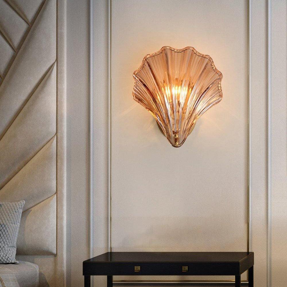 Coastal Elegance | Wall Sconce Light with Elegant Shell Design | Soft Ambient Glow for Serene Spaces