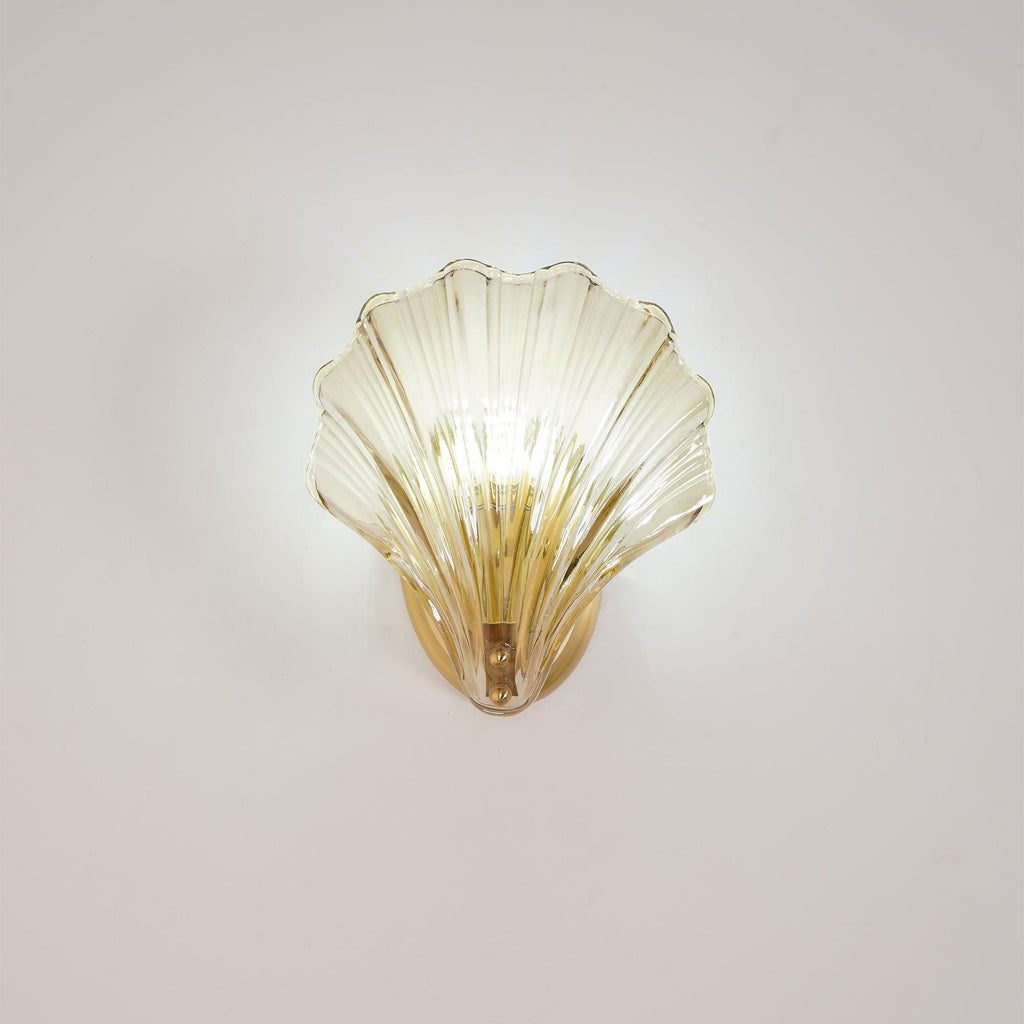 Coastal Elegance | Wall Sconce Light with Elegant Shell Design | Soft Ambient Glow for Serene Spaces