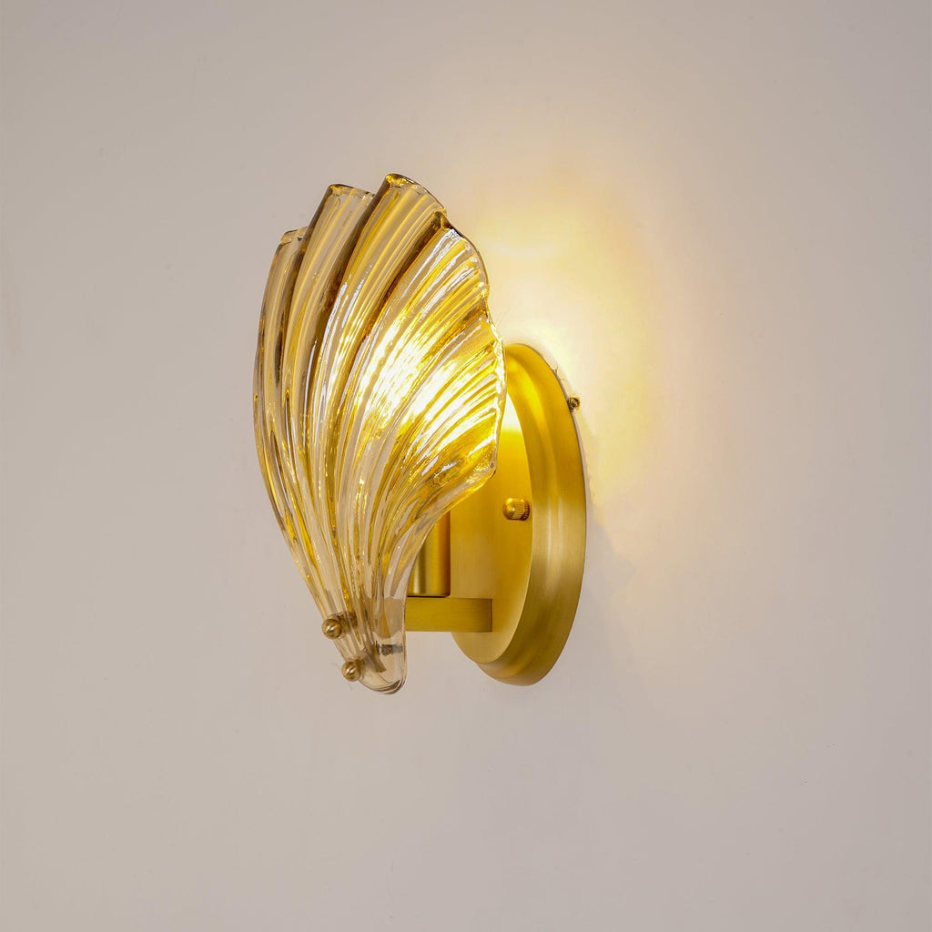 Coastal Elegance | Wall Sconce Light with Elegant Shell Design | Soft Ambient Glow for Serene Spaces