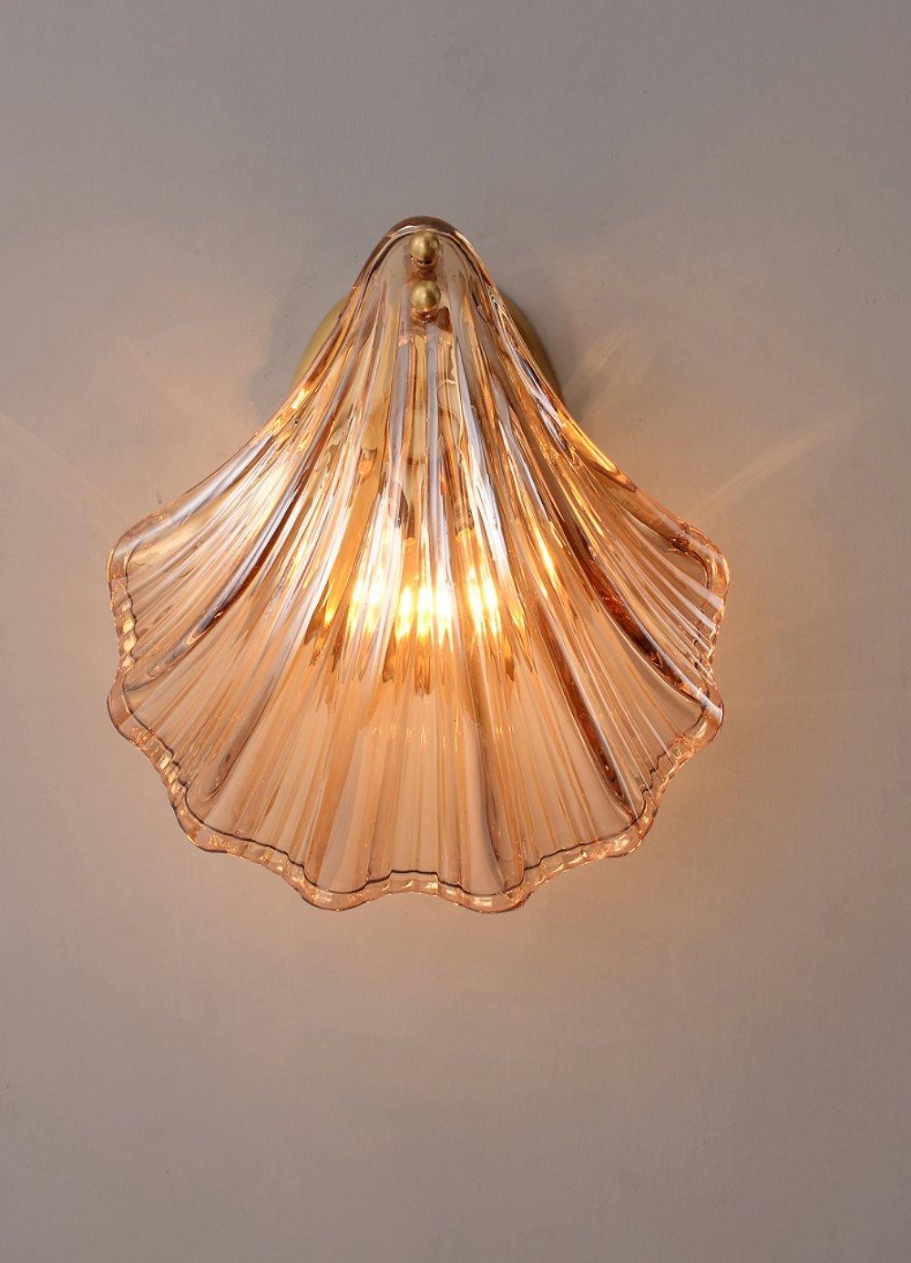 Coastal Elegance | Wall Sconce Light with Elegant Shell Design | Soft Ambient Glow for Serene Spaces