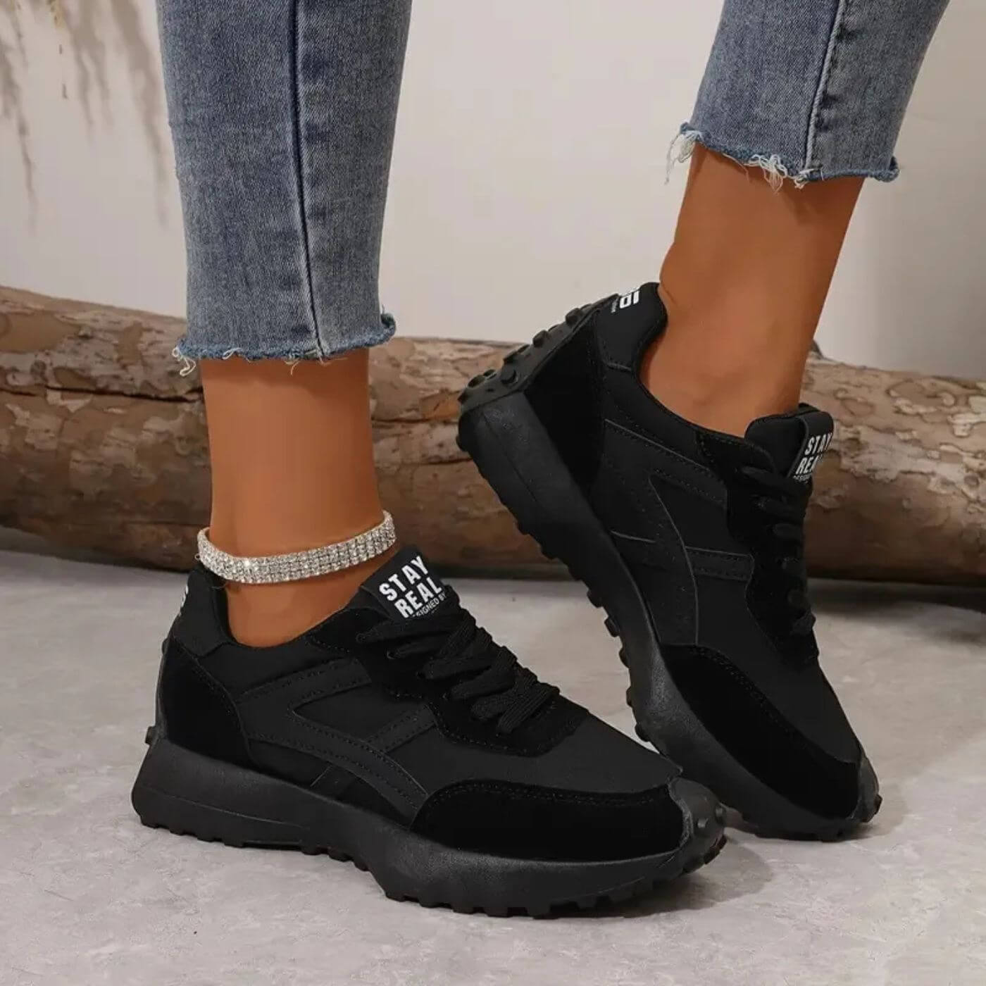 Collyen | Women's Sneakers with Non-Slip Sole & Breathable Design | Comfortable Walking Shoes for All-Day Support