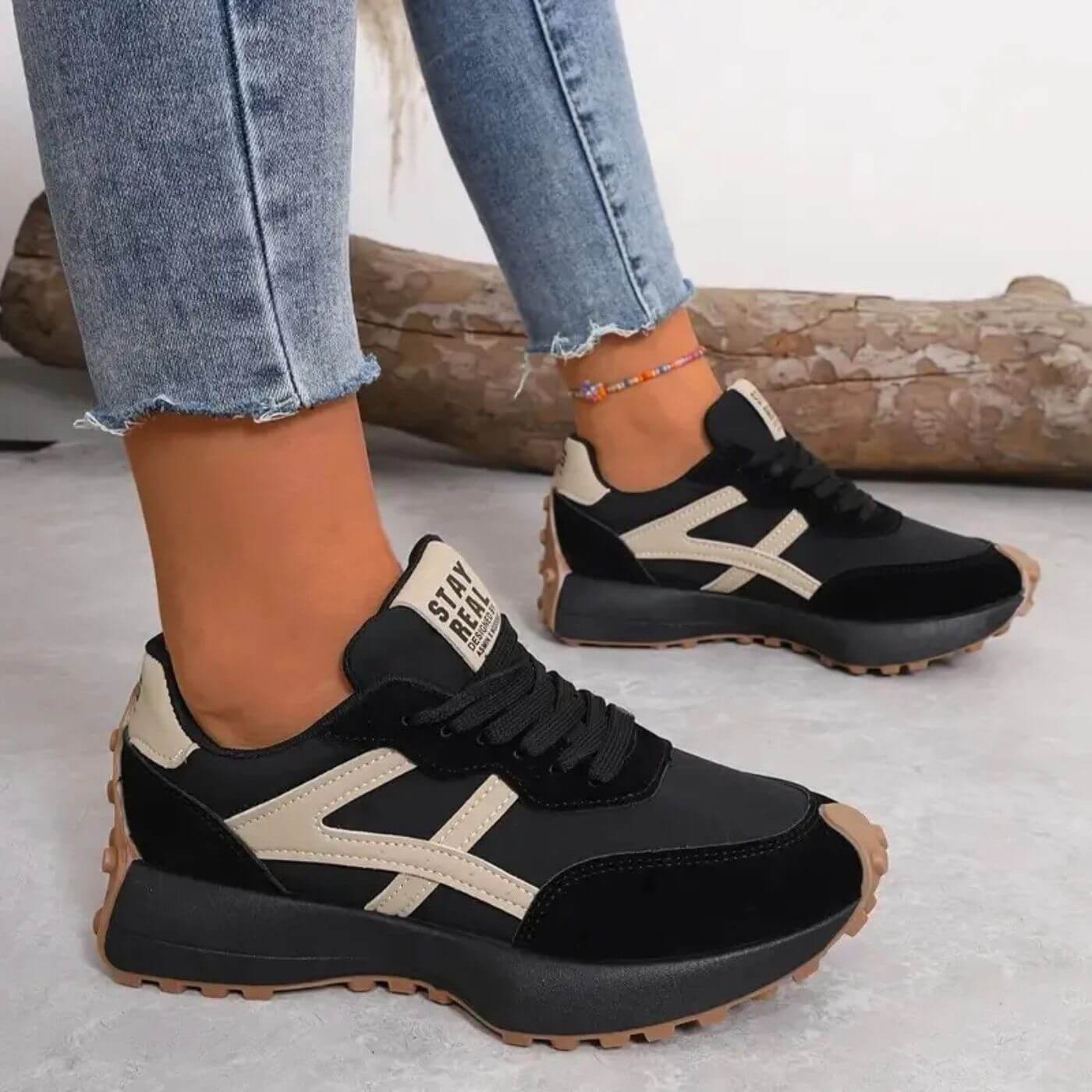 Collyen | Women's Sneakers with Non-Slip Sole & Breathable Design | Comfortable Walking Shoes for All-Day Support