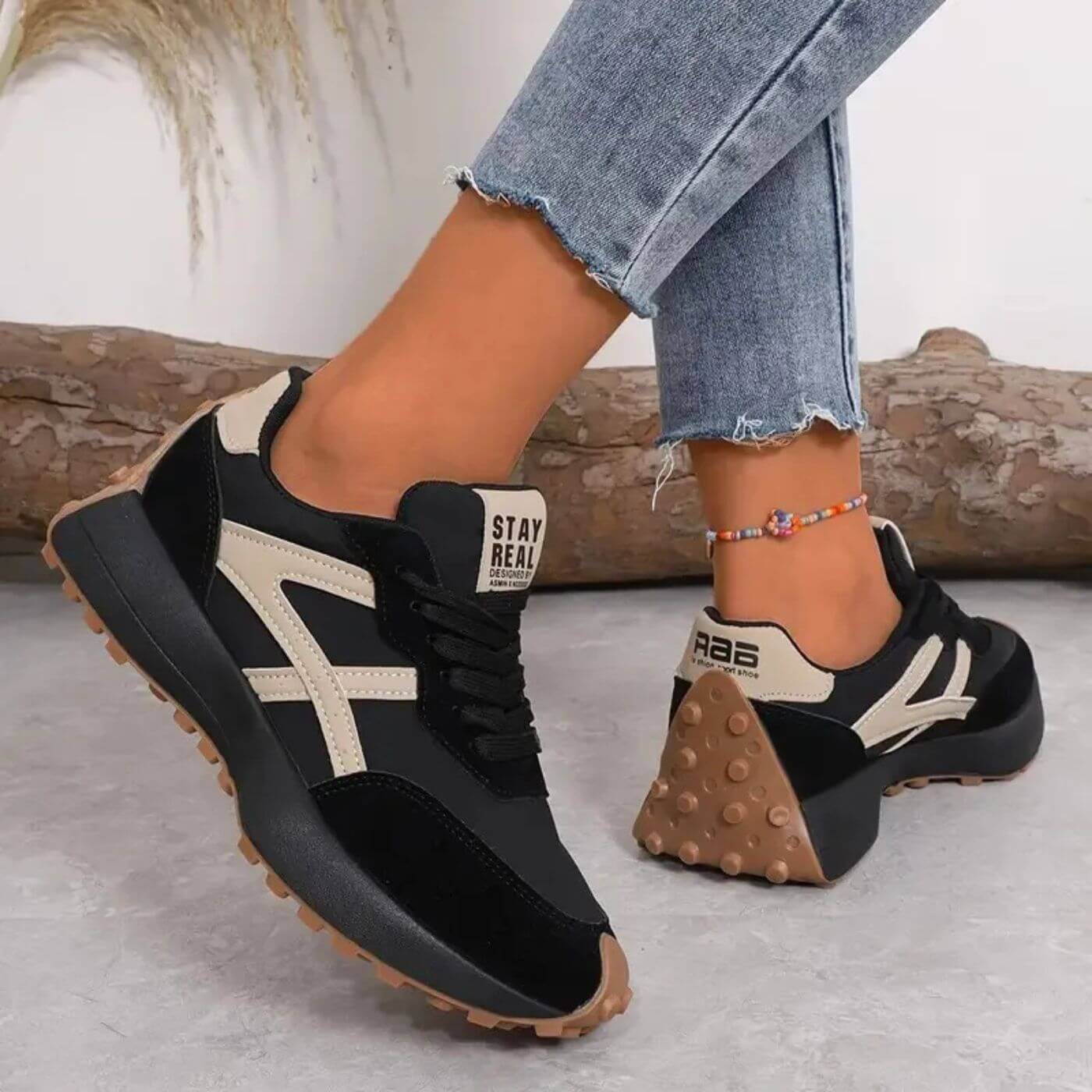 Collyen | Women's Sneakers with Non-Slip Sole & Breathable Design | Comfortable Walking Shoes for All-Day Support