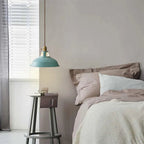 Colorful Metal Dome Pendant Light with Integrated LED | Stylish Kitchen Pendant Lighting for Vibrant Illumination