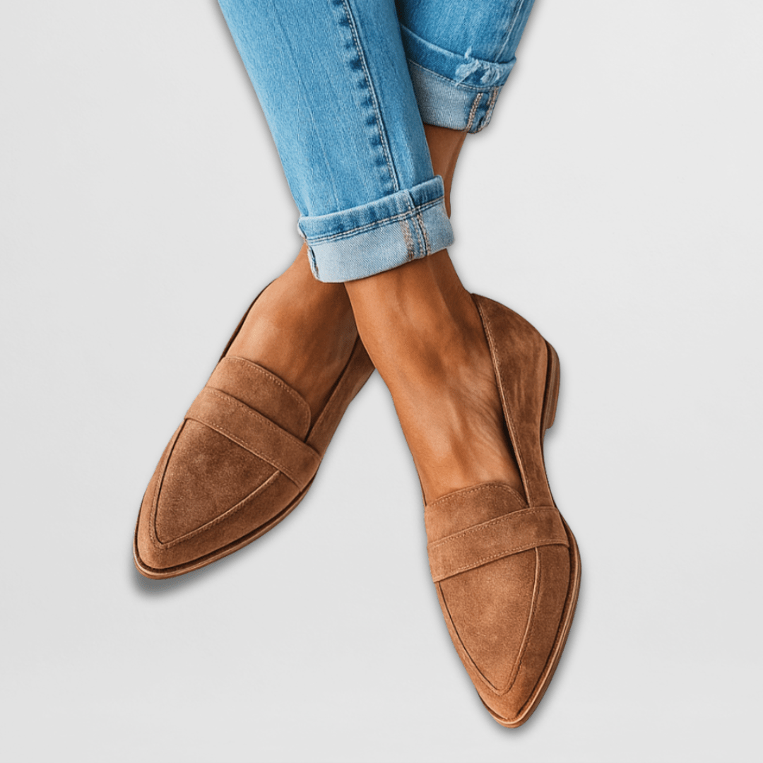 Comfort Step | Women's Loafers with Cushioned Orthopedic Insole | Soft Suede for All-Day Comfort
