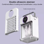 Compact Misting Fan | Touchscreen Control with Adjustable Speed | Portable Cooling Solution for Personalized Comfort