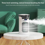 Compact Portable Air Conditioner | Mini Cooling Fan with Humidifier & LED Light | Ideal for Indoor Comfort