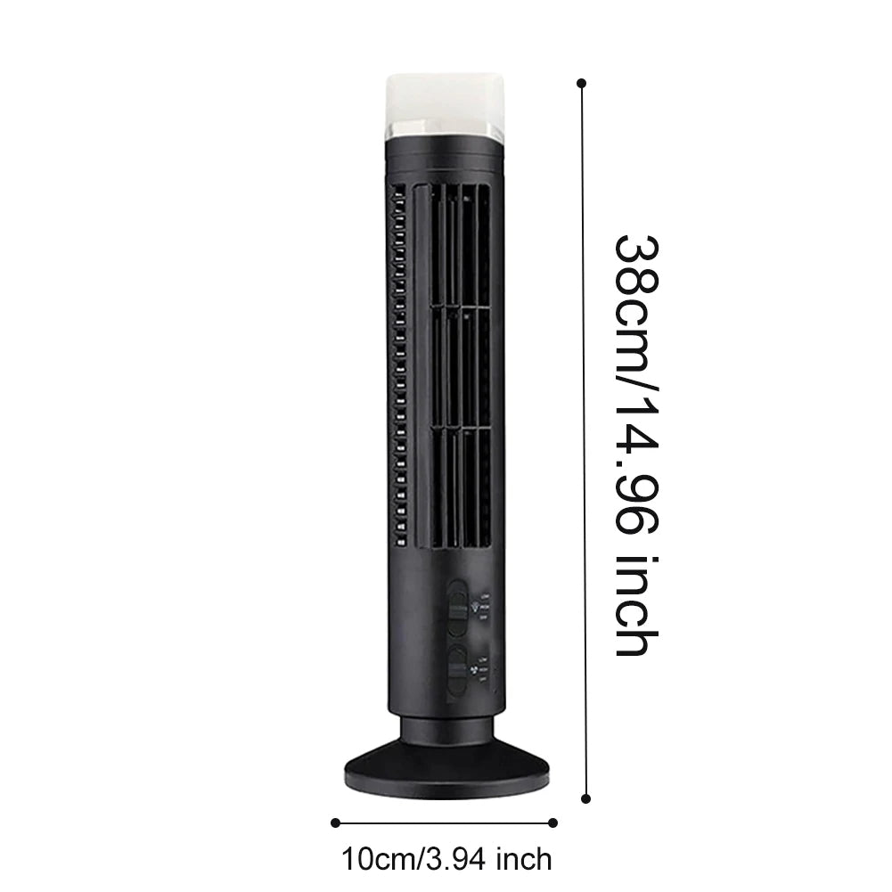 Compact USB Bladeless Portable Air Conditioner with Adjustable Cooling | Modern Design for Personal Comfort