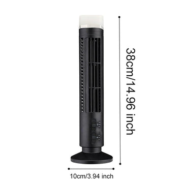 Compact USB Bladeless Portable Air Conditioner with Adjustable Cooling | Modern Design for Personal Comfort