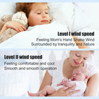 Compact USB Bladeless Portable Air Conditioner with Adjustable Cooling | Modern Design for Personal Comfort