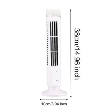 Compact USB Bladeless Portable Air Conditioner with Adjustable Cooling | Modern Design for Personal Comfort