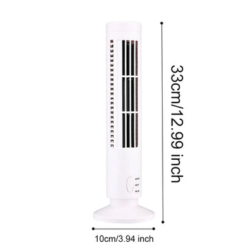 Compact USB Bladeless Portable Air Conditioner with Adjustable Cooling | Modern Design for Personal Comfort