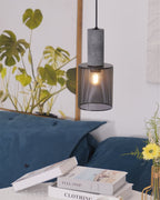 Concrete Pendant Light Industrial Ceiling Lamp