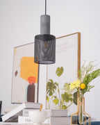 Concrete Pendant Light Industrial Ceiling Lamp