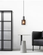 Concrete Pendant Light Industrial Ceiling Lamp