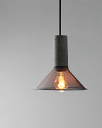 Concrete Pendant Light Industrial Ceiling Lamp