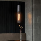 Concrete Pendant Light Industrial Ceiling Lamp