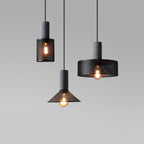 Concrete Pendant Light Industrial Ceiling Lamp