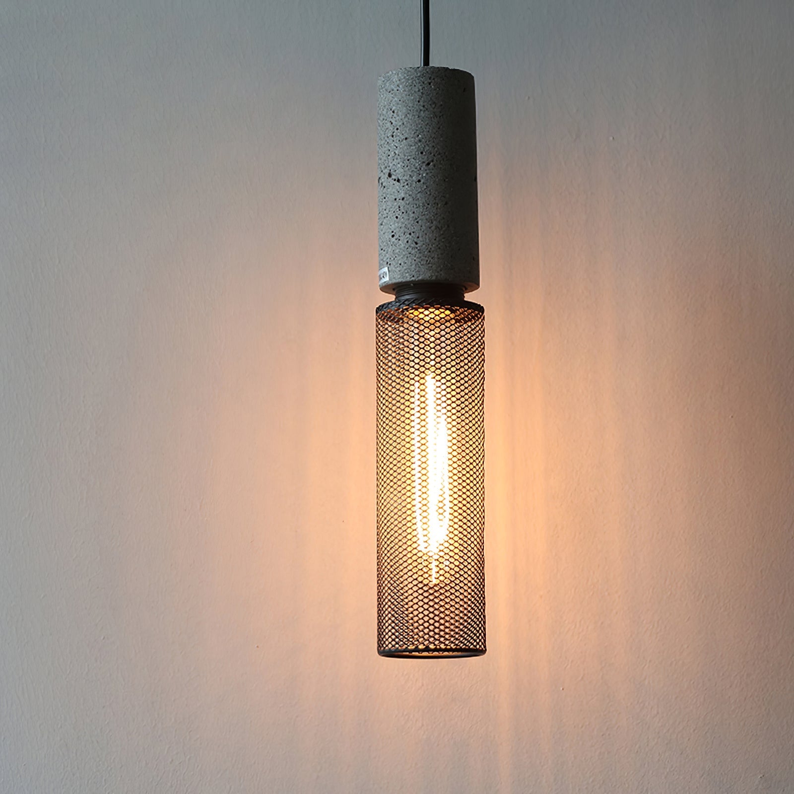 Concrete Pendant Light Industrial Ceiling Lamp