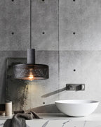 Concrete Pendant Light Industrial Ceiling Lamp
