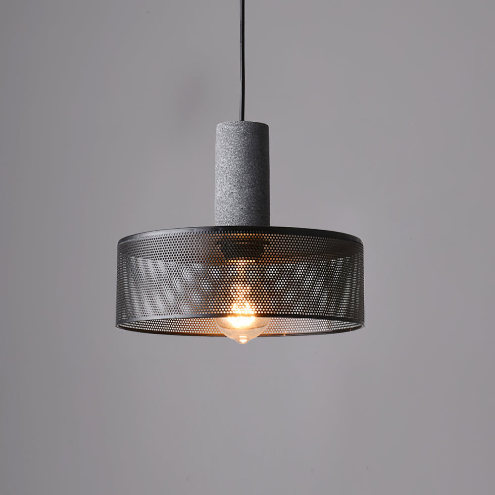 Concrete Pendant Light Industrial Ceiling Lamp