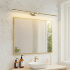 Contemporary Bathroom Light Fixtures | LED Wall Light Bar with Minimalist Design for Elegant Grooming