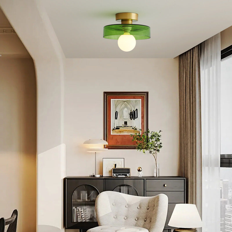 Contemporary Bauhaus Flush Mount Ceiling Light with Soft LED Diffusion | Stylish Illumination for Modern Interiors